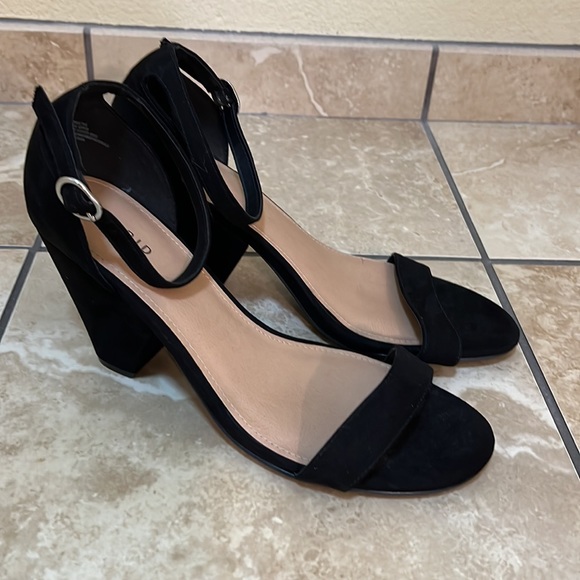 Torrid Black Cone Heel Sandals WW - Picture 1 of 6